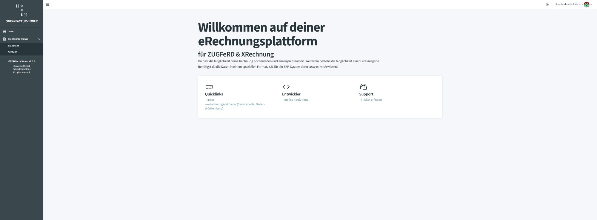 ZUGFeRD Konverter & Viewer